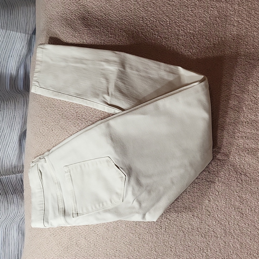 Banana Republic Sculpt Skinny Stretch Jeans White / Cream Size 0